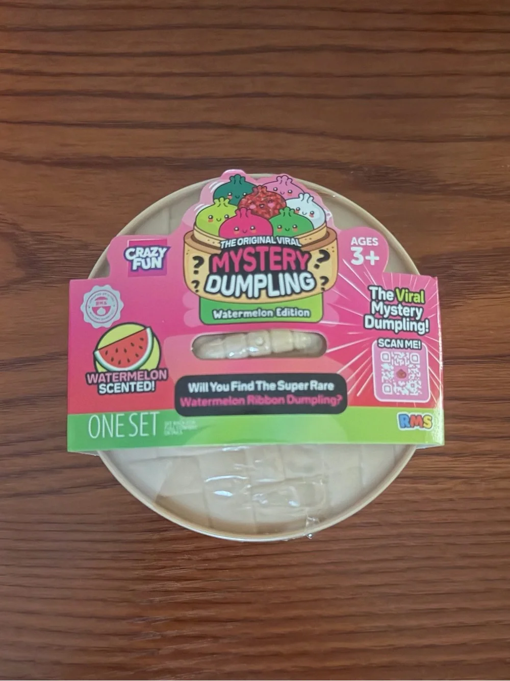 RMS Crazy Fun Original mystery dumpling squishy toy watermelon scented